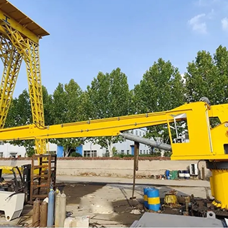 High Quality 3.2ton Knuckle Boom Marine Crane