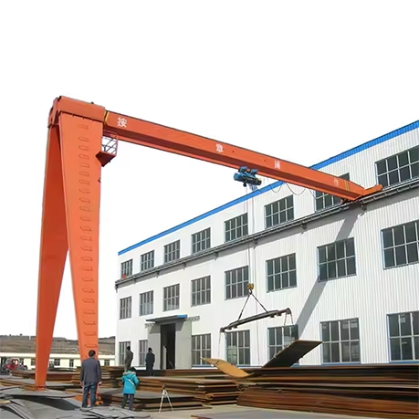 Single Girder Cart Semi Gantry Crane