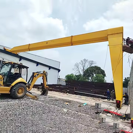 BMH Type Crane Electric Hoist Lifting Capacity 5ton 10ton 16ton Single Grider Semi-portal Crane Gantry Crane