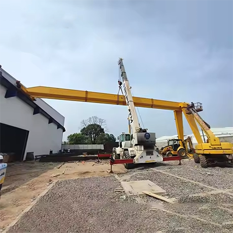 Single Girder Cart Semi Gantry Crane